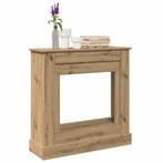 vidaXL Haardombouw 90x30x90 cm bewerkt hout artisanaal, Huis en Inrichting, Haarden, Verzenden, Nieuw