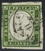 Italiaanse oude staten - Sardinië 1862 - Vittorio Emanuele, Gestempeld