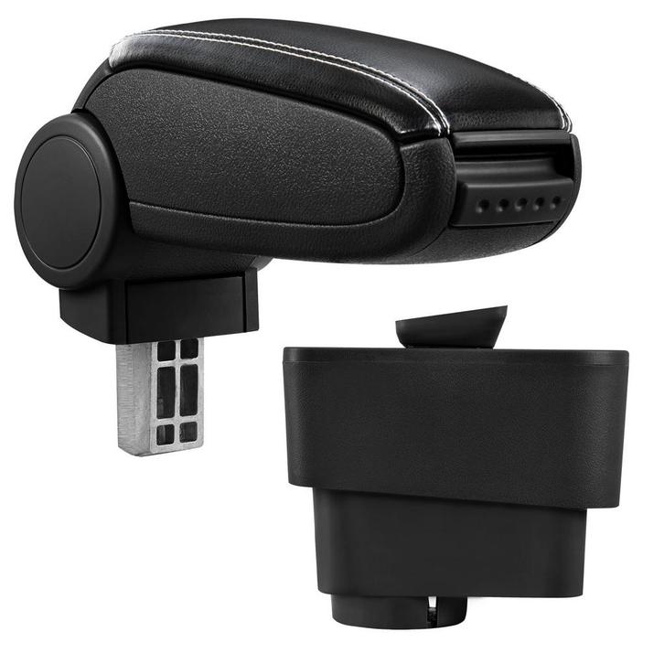 Armsteun Alfa Romeo MiTo vf 2008 kunstleer zwart en wit, Auto diversen, Auto-accessoires, Verzenden