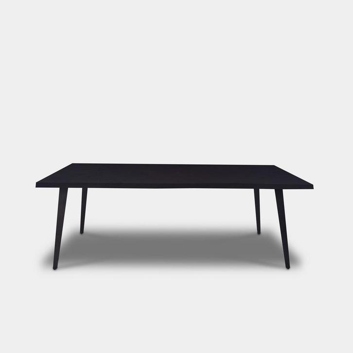 Tafel Boomstam Eikenhout  Konisch  220x100, Huis en Inrichting, Tafels | Eettafels