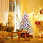 Kerstboom met verlichting - Kunstkerstboom - 135 cm - Met st, Diversen, Kerst, Verzenden, Zo goed als nieuw
