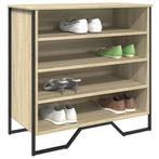 vidaXL Schoenenkast 80x38x78 cm bewerkt hout sonoma, Verzenden, Nieuw