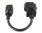 Jaltest Volvo ECS 9 Pins OBD - 16 Pins OBD2 Verloopkabel Aut, Verzenden, Nieuw