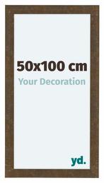 Fotolijst 50x100 cm - Goud Antiek - MDF - Como, Verzenden, Nieuw