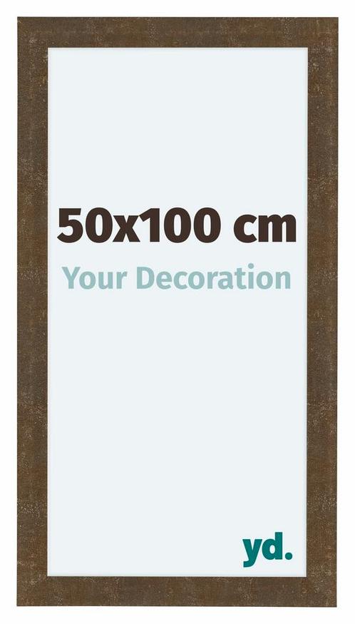 Fotolijst 50x100 cm - Goud Antiek - MDF - Como, Huis en Inrichting, Woonaccessoires | Lijsten, Nieuw, Verzenden