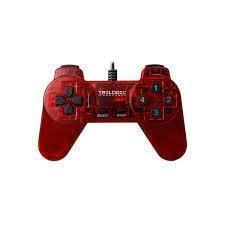 PS1 Analog Controller Gamax Transparant Rood (Playstation 1), Spelcomputers en Games, Spelcomputers | Sony PlayStation 1, Zo goed als nieuw