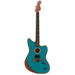 Fender American Acoustasonic Jazzmaster Ocean Turquoise met, Muziek en Instrumenten, Nieuw, Verzenden