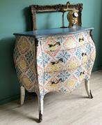 Stylish Interior - Ladekast - Bombe Patina - Hout, Antiek en Kunst, Curiosa en Brocante