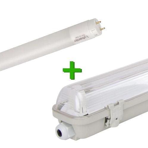 LED TL armatuur IP65 60 cm incl. LED TL buis 7.6W 4000K, Huis en Inrichting, Lampen | Overige, Nieuw, Verzenden