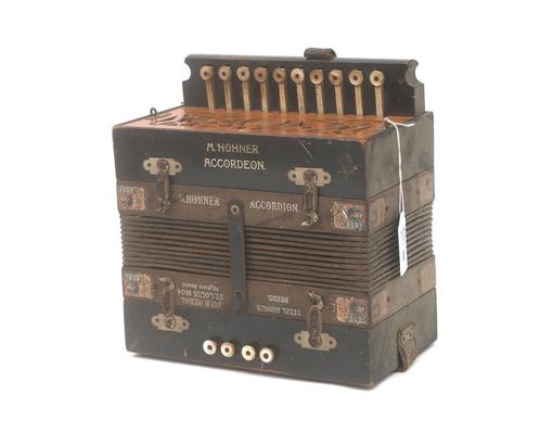 Een trekharmonica, Matthias Hohner, Duitsland, 1904, Antiek en Kunst, Curiosa en Brocante