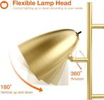 COSTWAY Vloerlamp, moderne staande vloerlamp met 3 LED-lampe, Huis en Inrichting, Woonaccessoires | Overige, Verzenden, Zo goed als nieuw