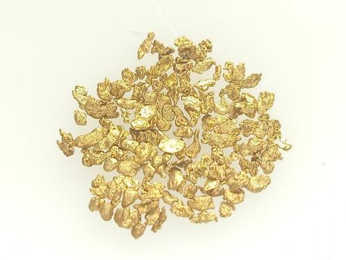 Fijn gouden parel echt zeldzaam Goud nuggets- 0.6 g, Verzamelen, Mineralen en Fossielen