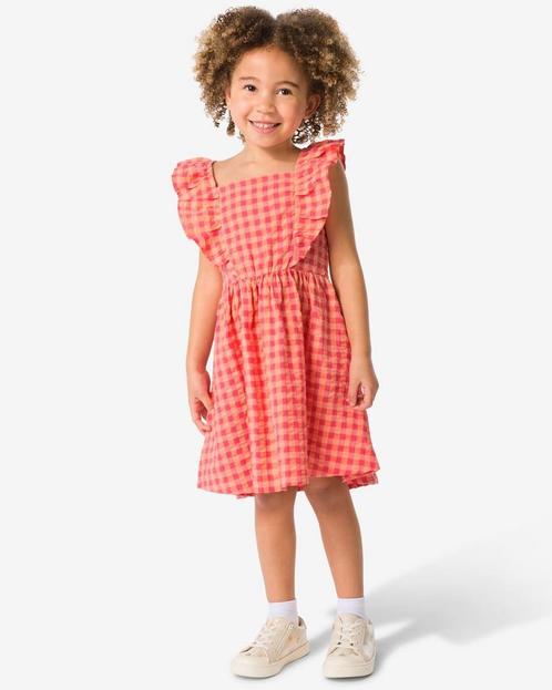 HEMA Kinderjurk ruiten roze, Kinderen en Baby's, Kinderkleding | Overige, Nieuw, Verzenden