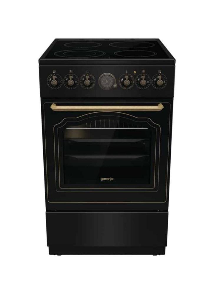 €749 Gorenje GECS5B70CLB cm. 50 - 4 elektrische zones + 1, Witgoed en Apparatuur, Fornuizen, Ophalen of Verzenden