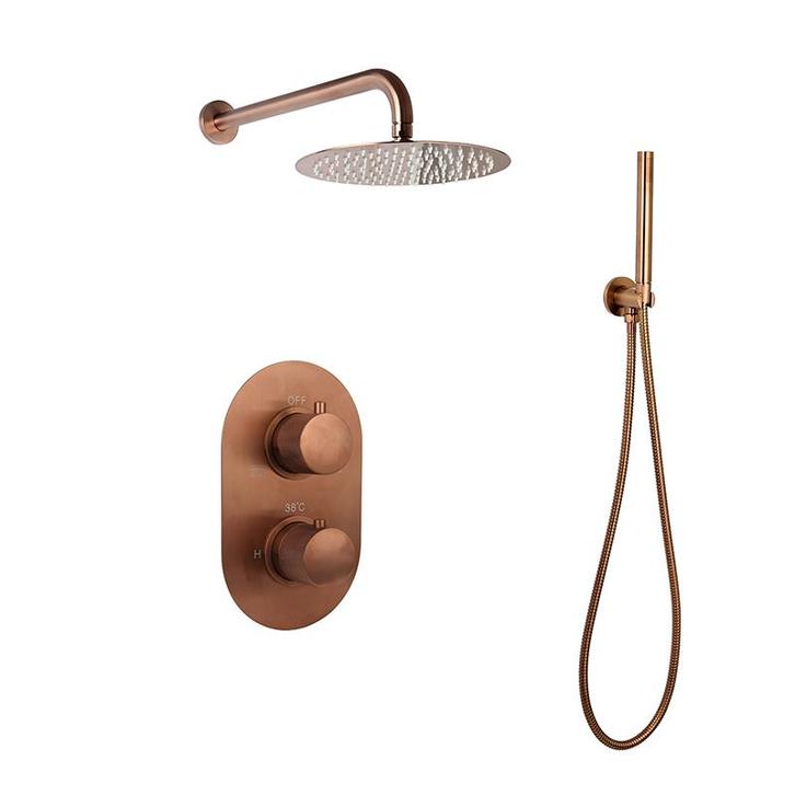 Sani Royal Inbouw Regendouche Doucheset Brons messing, Doe-het-zelf en Verbouw, Sanitair