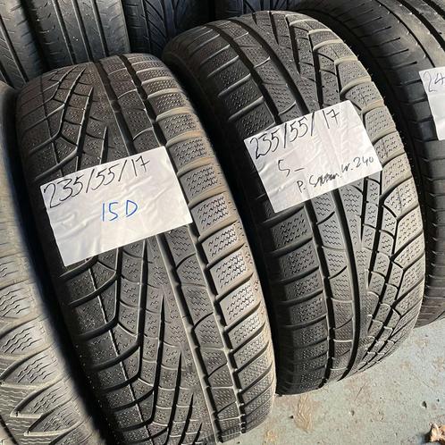 2 x Pirelli Sottozero Winter 240 235-55-17 Winterbanden 5mm, Auto-onderdelen, Banden en Velgen, 17 inch, Winterbanden, 235 mm