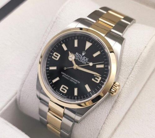 Rolex - Explorer 36 Yellow Gold & Steel Midsize - 124273 -, Sieraden, Tassen en Uiterlijk, Horloges | Heren