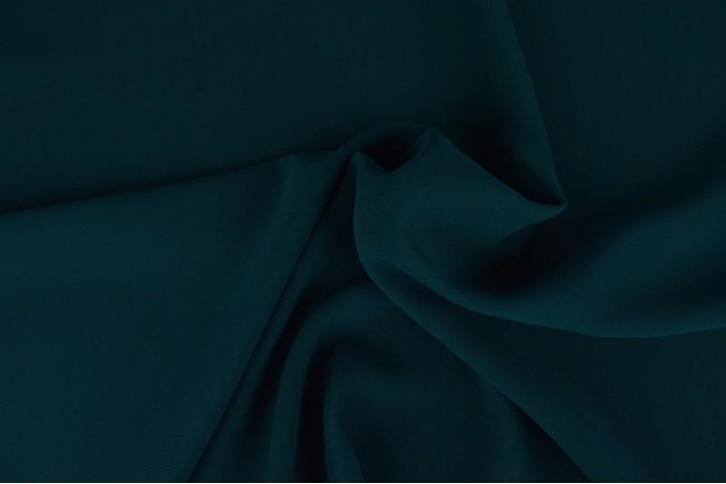 15 meter chiffon stof - Donker petrol, Hobby en Vrije tijd, Stoffen en Lappen, 120 cm of meer, 200 cm of meer, Overige kleuren