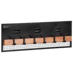 vidaXL Wandkapstok 90x11x30 cm massief mangohout mango, Verzenden, Nieuw