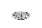 Zonder Minimumprijs - Ring - 14 karaat Witgoud - 2.37ct. tw., Nieuw