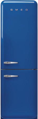Smeg FAB32RBE6 retro jaren 50 koelkast - donker blauw, Witgoed en Apparatuur, 150 tot 200 liter, Verzenden, 60 cm of meer, Met aparte vriezer