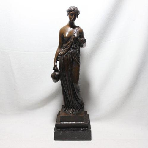 Amilcare Santini - sculptuur, Figura femminile con brocca -, Antiek en Kunst, Curiosa en Brocante