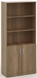 Halfopen Houten Kast Halifax Eiken 200x90x42cm, Ophalen of Verzenden, Nieuw in verpakking