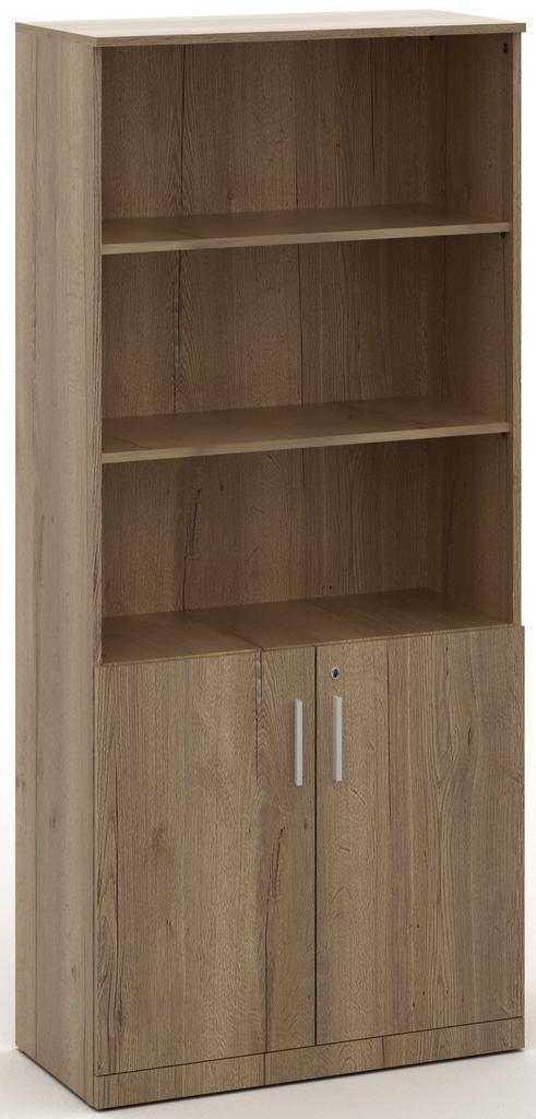 Halfopen Houten Kast Halifax Eiken 200x90x42cm, Zakelijke goederen, Kantoor en Winkelinrichting | Kantoormeubilair en Inrichting