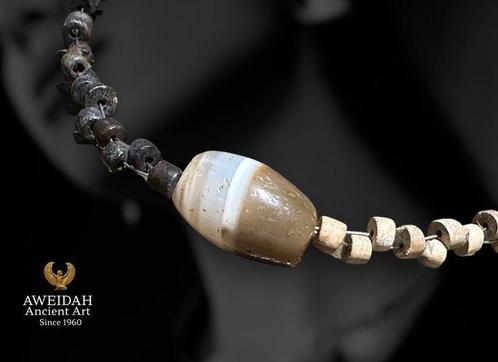 Oud-Romeins stenen kralen ketting, 100 - 300 na Chr. -, Sieraden, Tassen en Uiterlijk, Antieke sieraden