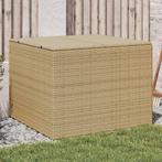 vidaXL Tuinbox 291 L poly rattan gemengd beige, Verzenden, Nieuw