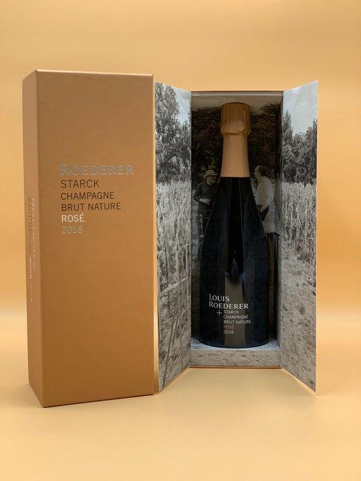 2018 Louis Roederer, Starck Brut Nature Rosé - Champagne - 1, Verzamelen, Wijnen