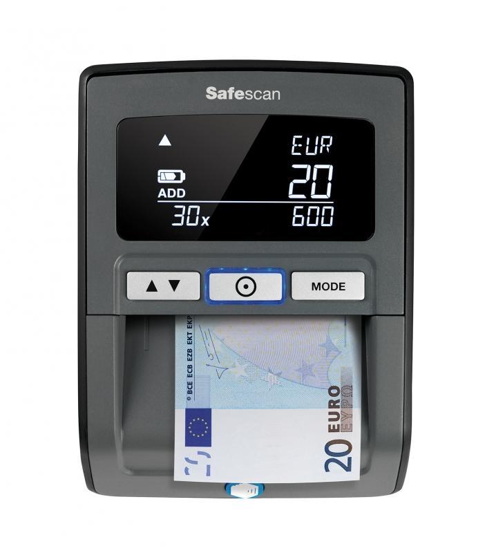 Safescan 155S Valsgelddetector automatisch zwart  bedrukken, Postzegels en Munten, Munten en Bankbiljetten | Toebehoren, Verzenden
