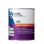 Sigma S2U Semi Gloss - ral 9010 - 2,5 liter - Zijdeglans lak, Doe-het-zelf en Verbouw, Verf, Beits en Lak, Overige kleuren, Nieuw