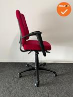 BMA Axia 2.2 - 8Z 2D armpads - Rode stoffering - Zwart voetk, Werkplek, Ophalen of Verzenden, Gebruikt, Stoel