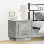vidaXL Nachtkastje met Betongrijs 44 x 34,5 x 45 cm Bewerkt, Minder dan 45 cm, Verzenden, Nieuw, Minder dan 55 cm