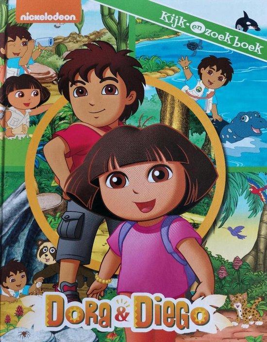 Dora en Diego - Kijkboek - Zoekboek - Nickelodeon, Boeken, Kinderboeken | Kleuters, Gelezen, Verzenden