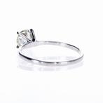 Zonder minimumprijs - Verlovingsring - 14 karaat Witgoud -