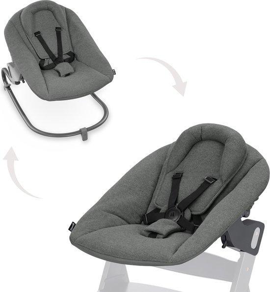 Hauck Alpha Bouncer Premium - Wipstoel - Dark Grey, Kinderen en Baby's, Wipstoeltjes, Nieuw, Verzenden