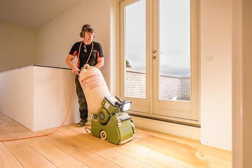 Houten vloer schuren en lakken. Nu met 25% korting, Diensten en Vakmensen, Vloerleggers en Parketteurs, Houten vloeren, Laminaat of Parket