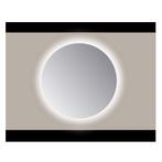 Spiegel Rond Sanicare Q 100 cm Ambi Cold White LED PP, Nieuw, Rond, Ophalen of Verzenden