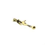 Gouden hanger van een voetballer (voetballer kettinghanger), Ophalen of Verzenden, Gebruikt, Goud, Overige merken