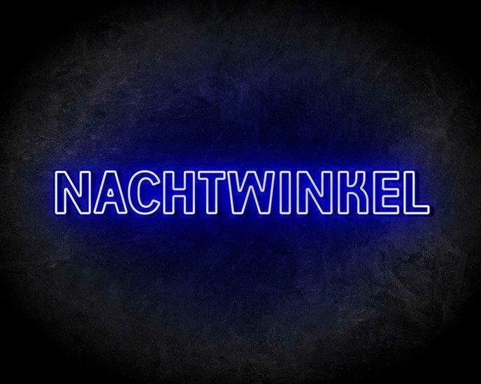 NACHTWINKEL neon sign - LED neon reclame bord neon letter..., Zakelijke goederen, Overige Zakelijke goederen, Verzenden