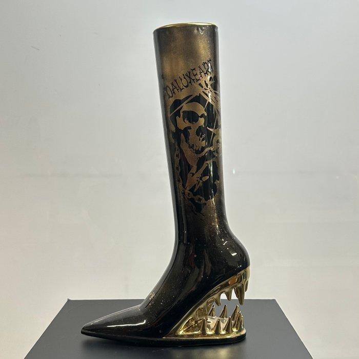 Daluxe Art - 1999 • Skull & Spikes High Heel, Antiek en Kunst, Kunst | Designobjecten