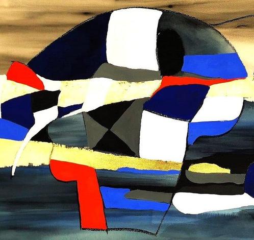 Francesco Sanfilippo - Onde dorate ; Composizione Astratta, Antiek en Kunst, Kunst | Schilderijen | Modern