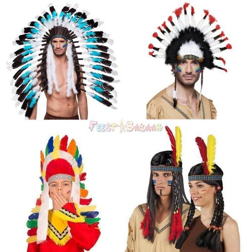 Nr.1 Indianen Tooien - Indianentooi voor Kind, Man & Vrouw, Hobby en Vrije tijd, Feestartikelen, Carnaval, Hoed of Pruik, Nieuw