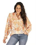 Oranje bloemenprint blouse van Vera Jo, Kleding | Dames, Blouses en Tunieken, Nieuw, Verzenden