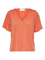 SALE -42% | SELECTED FEMME Shirt oranje | OP=OP, Kleding | Dames, Nieuw, Verzenden