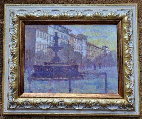 Oliver Warman (1932-2017) - Florence Evening, Antiek en Kunst, Kunst | Schilderijen | Klassiek