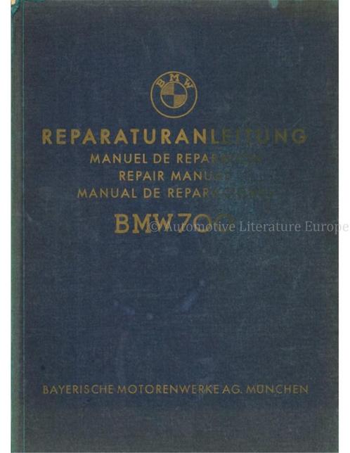 1960 BMW 700 WERKPLAATSHANDBOEK, Auto diversen, Handleidingen en Instructieboekjes
