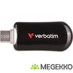 Verbatim 30227 Plectra 512GB USB-C Stick Zwart, Computers en Software, RAM geheugen, Verzenden, Nieuw